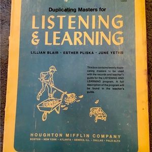 Vintage teacher guide carbon box